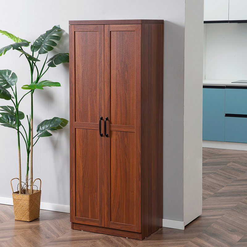Armoire de rangement autoportante 63 po à 2 portes avec tablettes à 5 niveaux et 2 tablettes réglables pour la salle à manger HOMcom