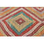 Tapis turc tissé à la main en motifs géométriques traditionnels, idéal pour la décoration de salon ou de chambre à coucher