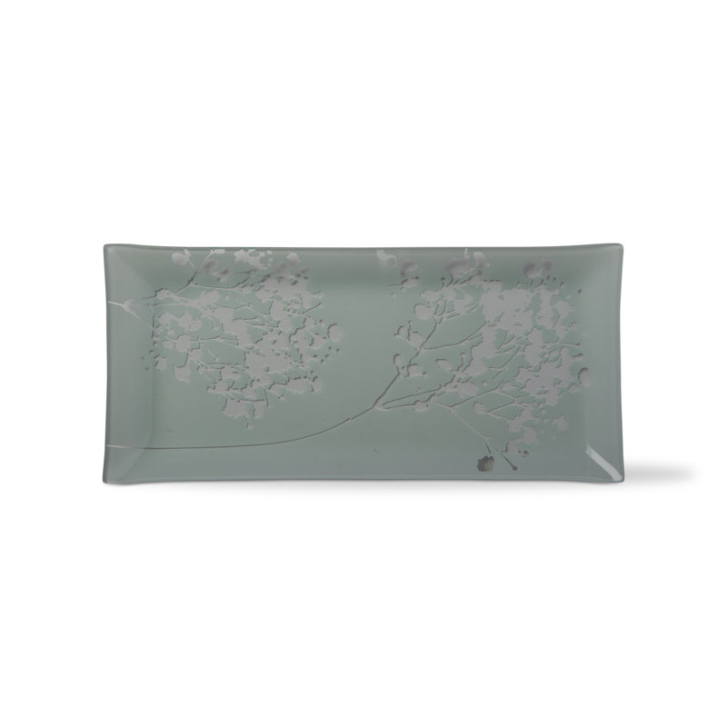 Fleurs sauvages en verre pressé