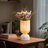 9.5" H Marble Glass Vase Table Lamp