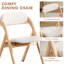 Chaise rembourrée empilable rembourrée et rembourrée-115543217