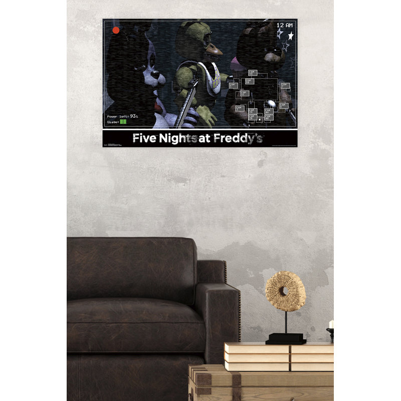 « cinq nuits at freddy-show stage », reproduction d’impression sur papier