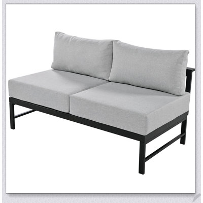 Ensemble de canapé d'extérieur en forme de U pour plusieurs personnes, durable et confortable pour les jardins, les cours et les balcons