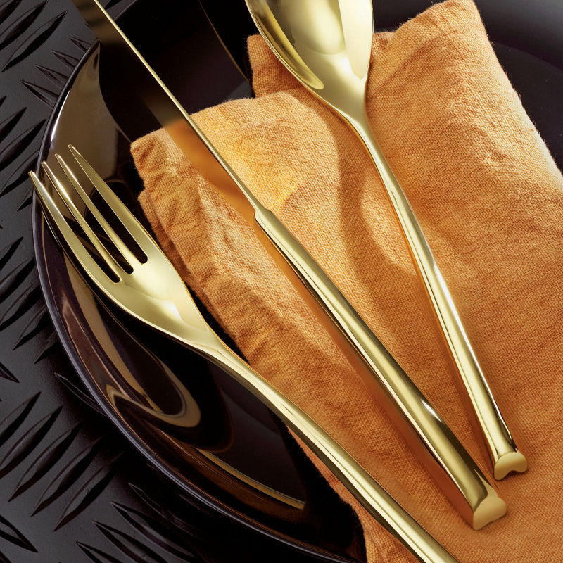 H-Art Stainless Steel Serving Fork, Copper
