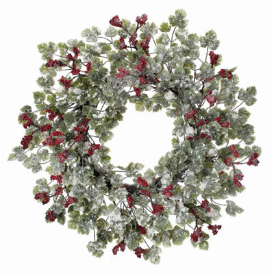 24'' Polyethylene Plastic Wreath