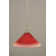 Stem Hung Mini Pendant With 12" Raspberry Crystal Glass