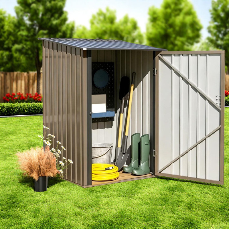 Remises de rangement verrouillables, compactes en acier conçues pour la cour