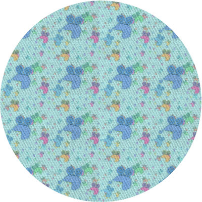 Tapis bleu ciel