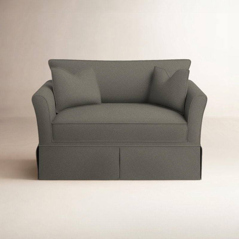 Shelby Upholstered Chair And A Half, Bella Otter Performance Velvet