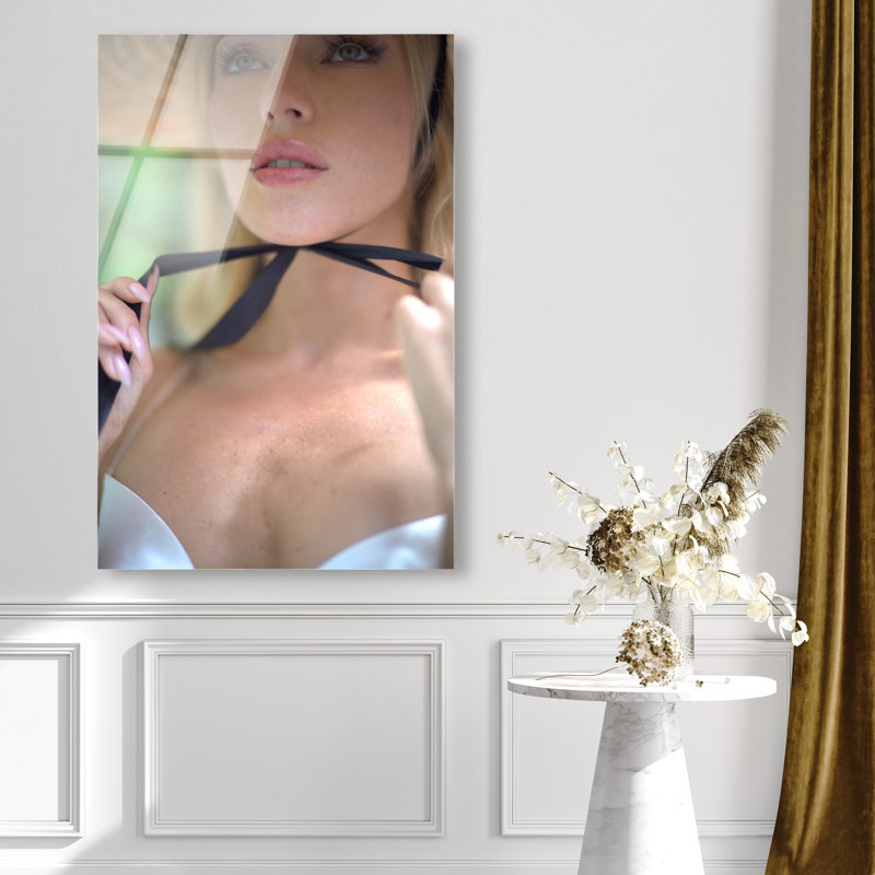 Yours Forever Canvas Fashion Print by Oliver Gal, Black Frame, 10 x 15, 31"H x 21"W, Silver Frame