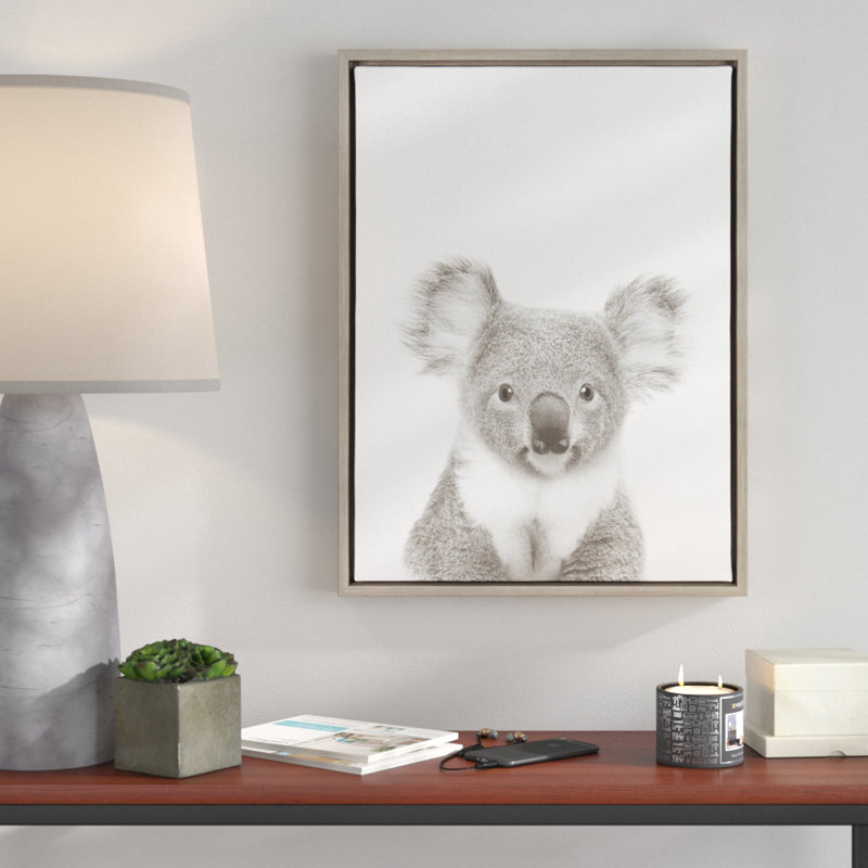 «Koala II» par Simon Te of Tai, reproduction d'art sur toile encadrée