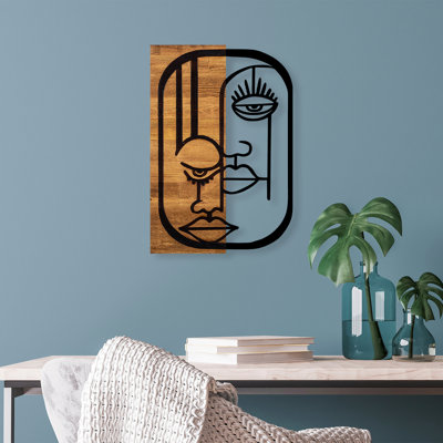 Décoration murale en bois
