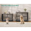 Meuble de cage d'angle pour chien Gurmukh-787019112-787019114