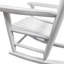 Chaise berçante blanche pour enfants - intérieure ou extérieure - adaptée aux enfants - durable