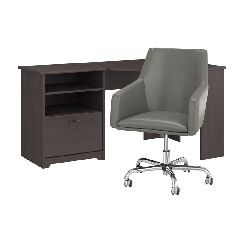 Ensemble de bureau et de chaise réversible Kaionna