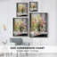 Reproduction encadrée FLORAL Series DCCXCIX - bois massif-225121795