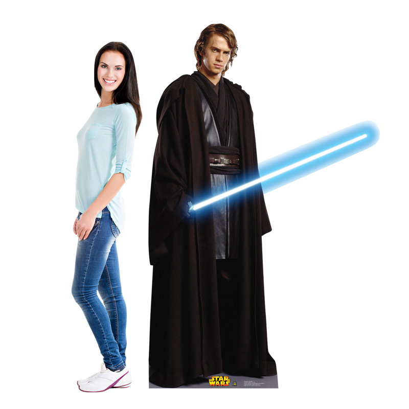 Anakin Skywalker Lifesize Cardboard Standup with Lightsaber