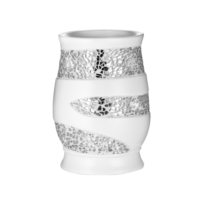 Organisateur de brosse à dents et porte-dentifrice Tiege, blanc