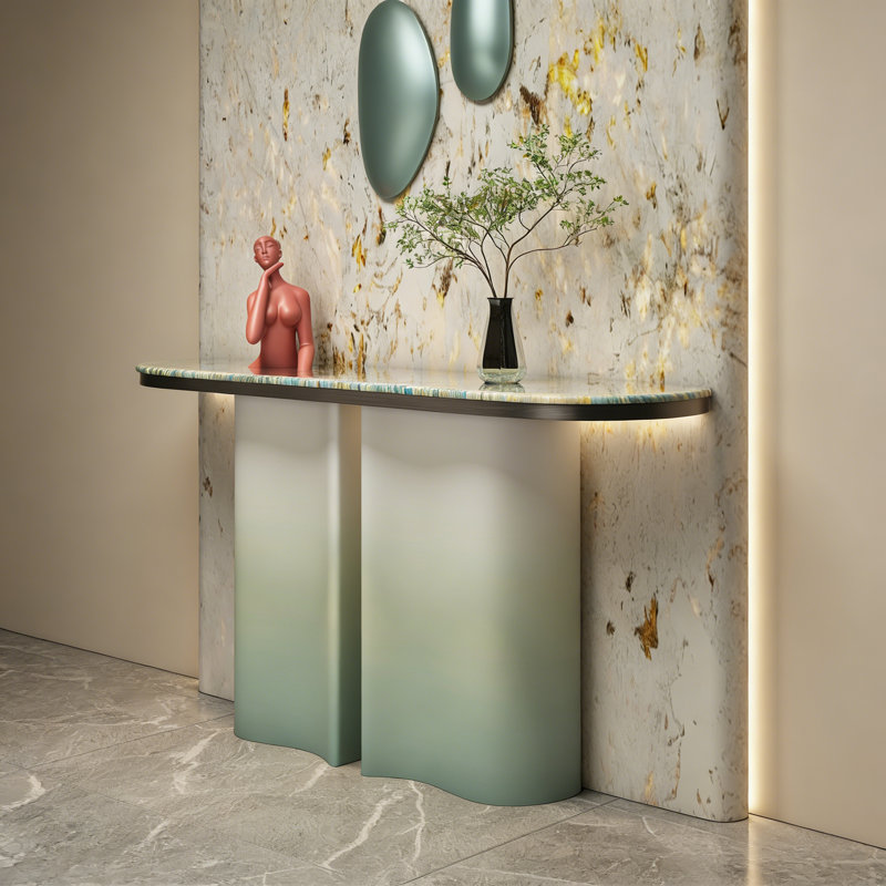 Console Italian Luxury, H 33,5 po x l 55,1 po x P 13,8 po