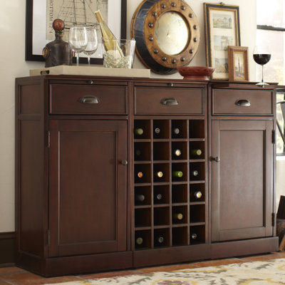 Marvin 54 " L Bar Cabinet