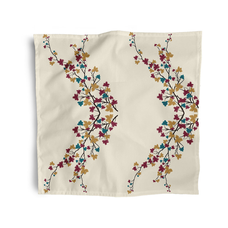 Cianan Maple Hues Napkins, Blue