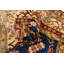 Tapis en laine beige/bleu 4 pi 10 po x 6 pi 4 po one-of-kind à la main noué la Alayna