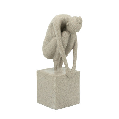 6X3.5X10.5" Yoga Lady Figurine