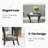 Simle 7-Piece Outdoor Seating Group PE Wicker Swivel Glider Chair With Cushions And Side Table-110925341-110925342