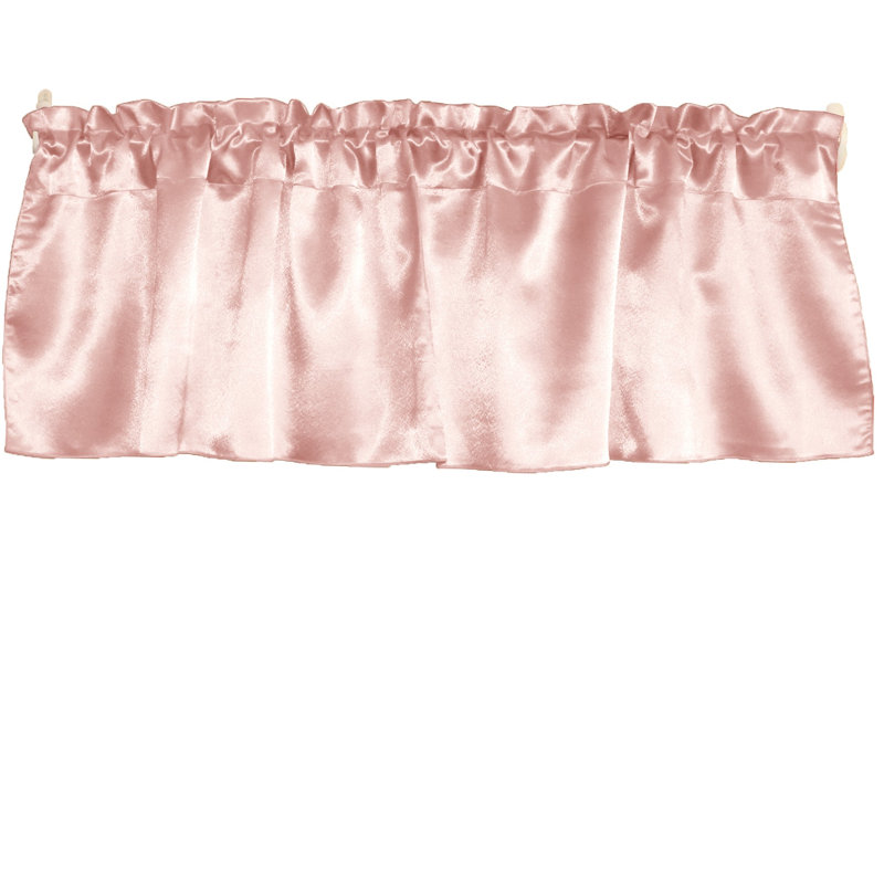 Cantonnière Danijah, L 58 po x L 28 po, Rose