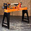 Tour à bois, 2 HP, tour à bois à vitesse variable de 0 à 3200 tr / min, établi 18 x 40 po, moteur à courant continu sans balais, corps en fonte, porte-outils, pour les projets de taille moyenne à grande.