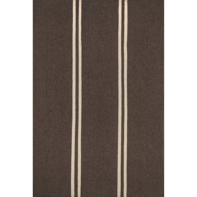 Double Striped Wool Area Rug