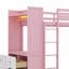 Twin Size Bunk Bed With 4 Storage Drawers, Hanging Rod, Light Bar, Integrated Shelves & Dual Ventilated Panels-7590672