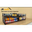 Organisateur de bidons réglable à 2 niveaux JKsmart - Rangement de garde-manger empilable pour armoire et comptoir, peut contenir jusqu'à 62 canettes (boissons gazeuses, bière, conserves), métal robuste, noir