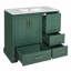 Meuble-lavabo traditionnel 36 "avec lavabo en céramique-812483431-812483429