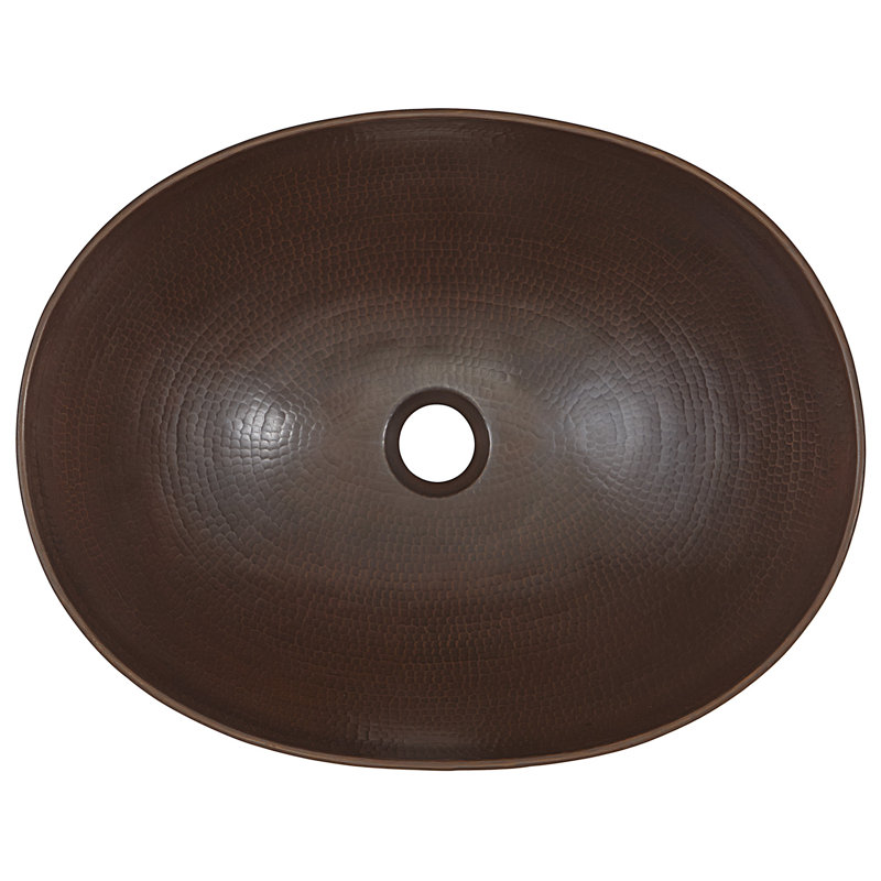 Lovelace 16.5" Vessel Bathroom Sink in Copper