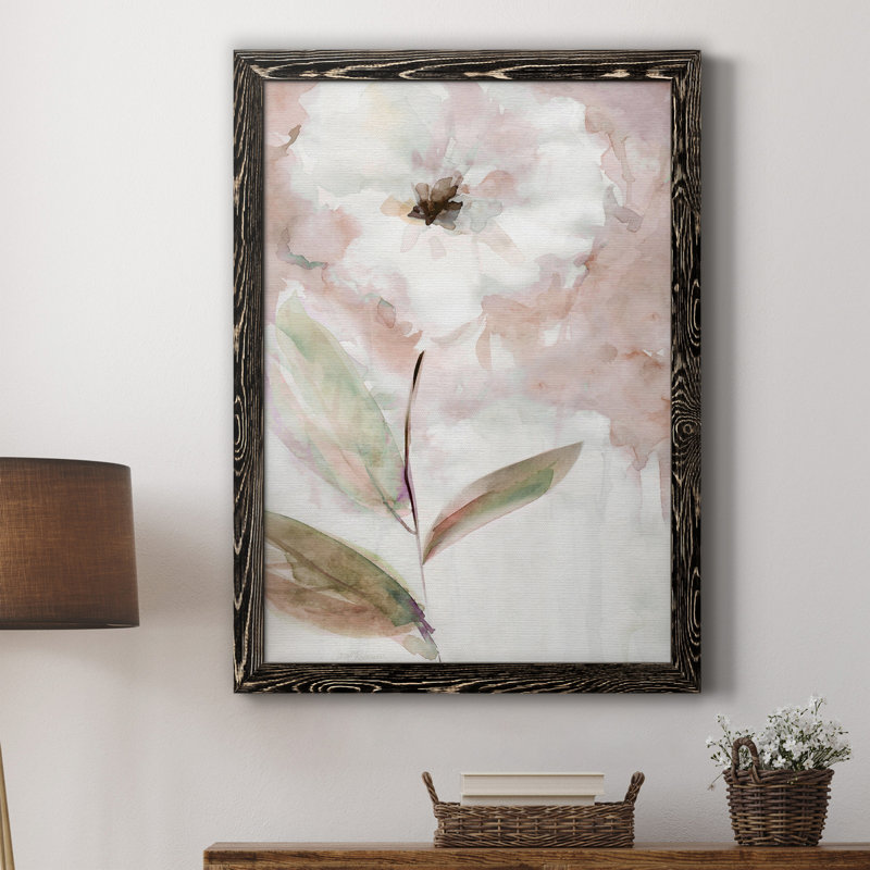 Toile encadrée Summer Bloom I-Premium - prête à être accrochée, Noir, H 20 po x l 17 po x P 1,5 po