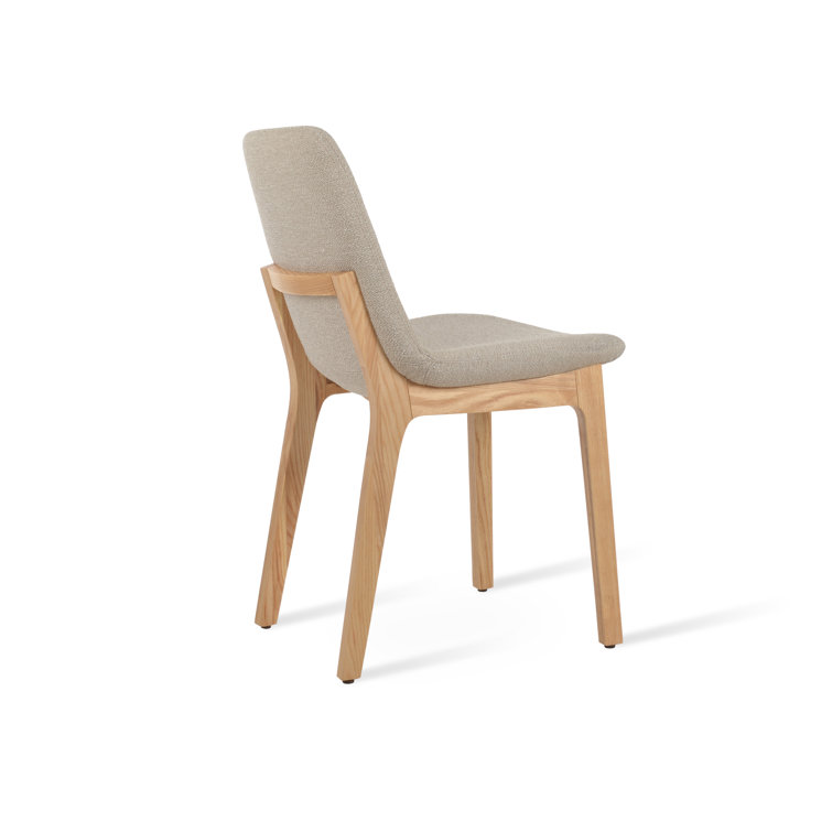 Eiffel 17.5'' H Wool Upholstered Side Chair