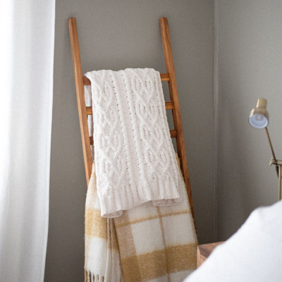 Échelle décorative en bois de teck Loredana