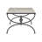 Agora White Travertine Cocktail Table