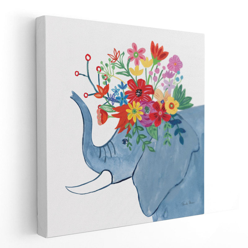 Animaux décoratifs II - reproduction d'art sur toile, H 12 po x l 12 po