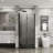 34"x 72" Bifold Frameless Glass Shower Door 1/4 inch Tempered Clear Glass Pivot Swing Shower Panel, Foldable-112399241
