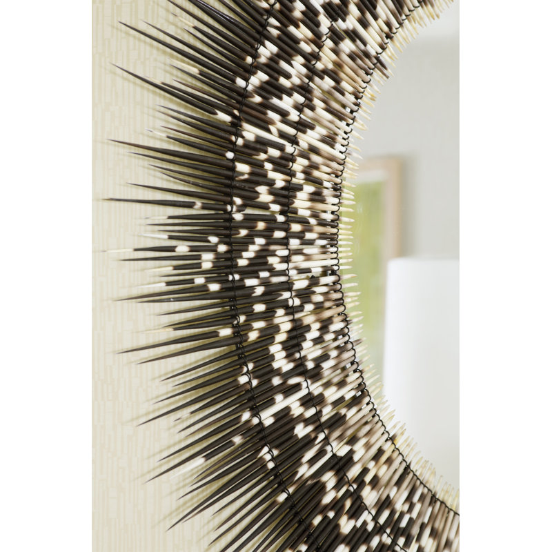 Genuine Quill Accent Mirror, 43" x 43"