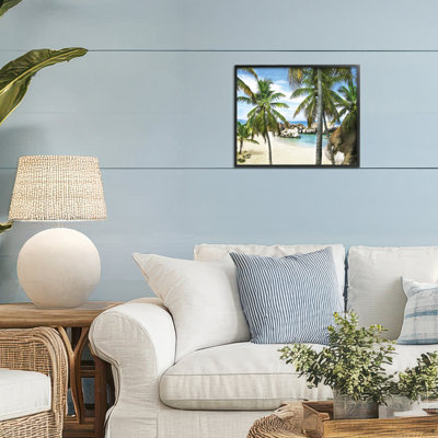 Giclée encadrée Spring Bay Hidden Cove, design par Seven Trees Design