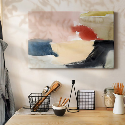 Toile tendue avec aquarelle