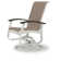 Chaise de patio pivotante Askar