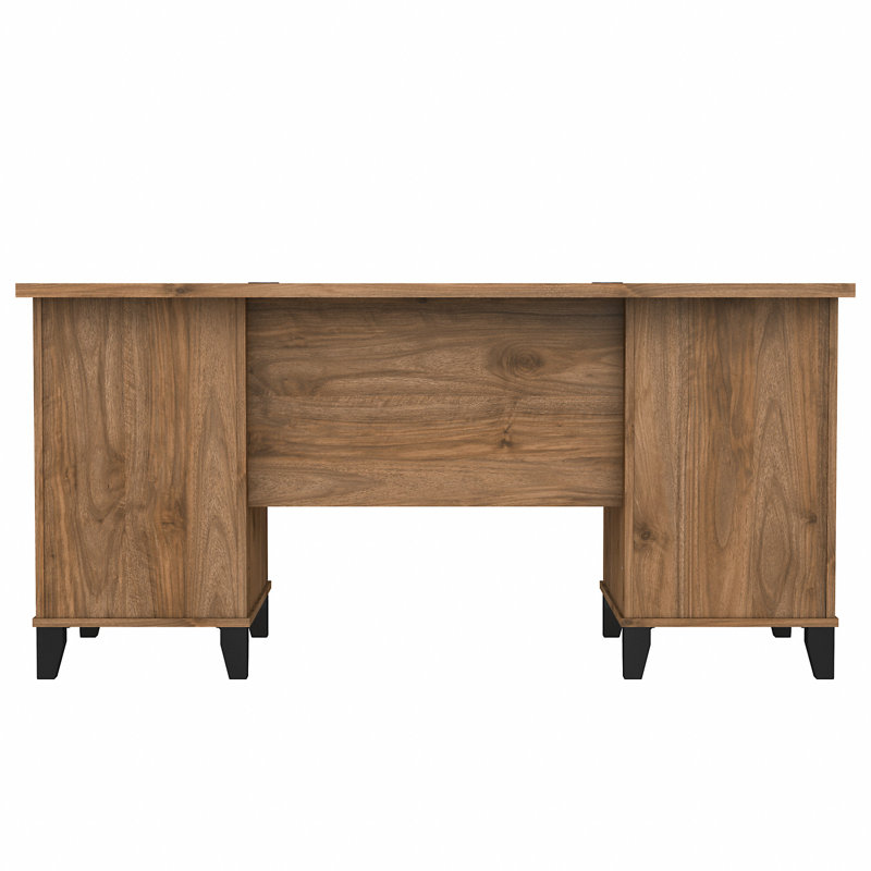 Kaionna Executive Desk, Fresh Walnut