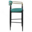 Chaise de comptoir rembourrée en tissu (ensemble de 2)-316163308