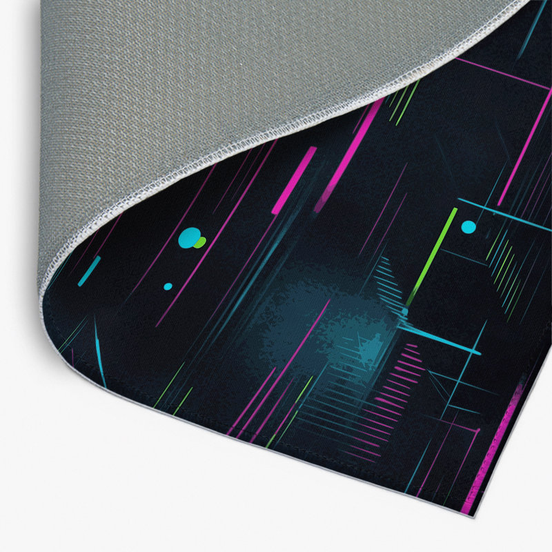 Glitch Path Indoor And Outdoor Area Rug, Rectangle 1'6" x 2'6"