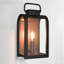 Lanterne murale d'extérieur courbée en verre transparent haute résistance H 1 po 13 lumières-125017750-127613568
