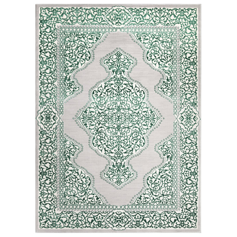 Betthezul Abstract Indoor / Outdoor Area Rug, Rectangle 60 x 110cm